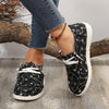 Women's Casual Sequined Distressed Lightweight Canvas Shoes 97148160S