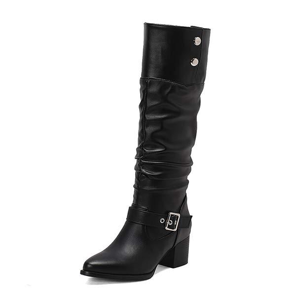 Women's Fold-Over Knee-High Boots 59060157C