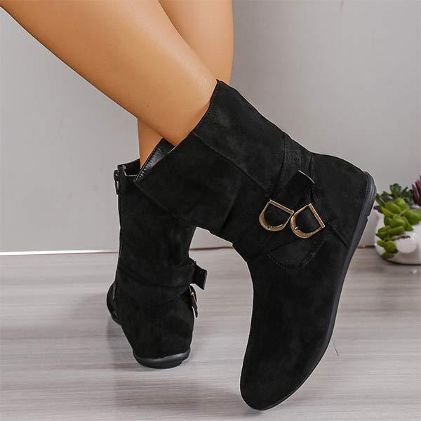 Women's Suede Ankle Boots 86882259C