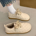 Women's Casual Lace-Up Retro Flat Birkenstock Shoes 55214419S