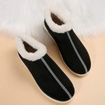 Women's Fleece-Lined Cozy Half Slippers 28666319C