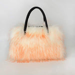 Faux Fur Raccoon Fur Large Capacity Tote Bag 88781659C