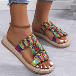 Women's Woven Slide Sandals 27654901C