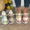 Women's Plaid Canvas Shoes 06385589C