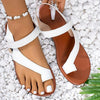Women's Casual Leopard Print Toe Ring Beach Sandals 49371151S