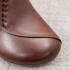Women's Vintage Handmade Chunky Heel Ankle Boots 78787490C
