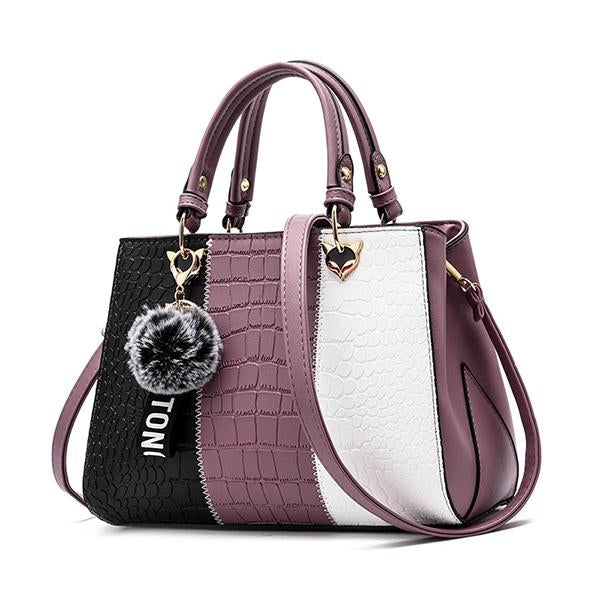 Stylish Contrasting Color Handheld Crossbody Bag 04006912S