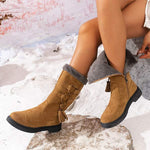 Women's Thickened Plush Mid-Calf Boots 02929117C