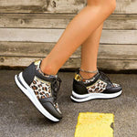 Women's Fashionable Leopard Print Sports Shoes 97051853C