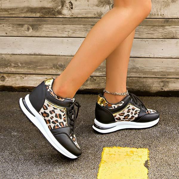 Women's Fashionable Leopard Print Sports Shoes 97051853C