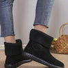 Women's Patchwork Knitted Casual Flat Ankle Boots 25376400S