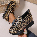 Women's Thick-soled Casual Leopard Print Sneakers 60665120S