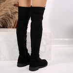 Women's Suede Over-the-Knee Boots 30258485C