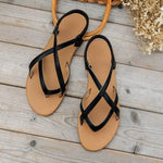 Women's Thong Strap Casual Flat Sandals 88400907C