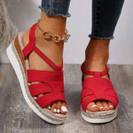 Women's Open-Toe Platform Wedge Sandals 20958062C