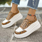 Women's Thick Sole Leopard Print Sports Shoes 24415953C