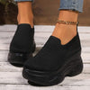 Women's Slip-On Platform Wedge Loafers 23655298C