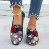 Women's Casual Skull Rose Flat Shoes 38695950S