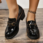 Women's Casual Horsebit Block Heel Loafers 02481938S