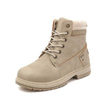 Women's High-Top Padded Work-Style Martin Boots 28132835C