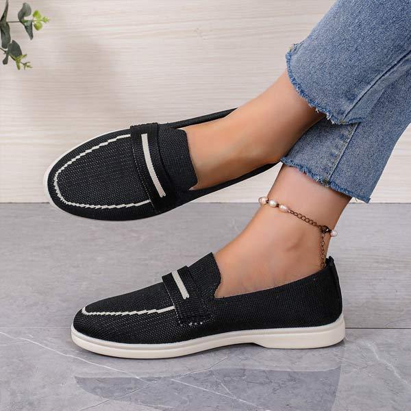 Women's Flyknit Casual Slip-On Flat Shoes 68944968C