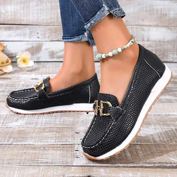 Women's Slip-On Platform Casual Shoes 17050824C