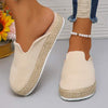 Women's Slip-On Half Mules Espadrille Shoes 11021855C