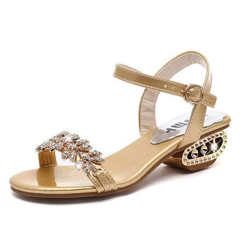 Women's Rhinestone Jelly Sandals 09132876C