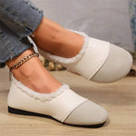 Women's Retro Slip-On Warm Cotton Shoes 40183128C