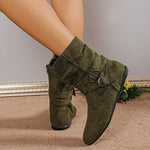 Women's Suede Ankle Boots 86882259C