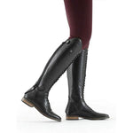 Women's Low-Heeled Front Lace-Up Tall Riding Boots 17814287C