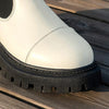 Women's Fashionable Color Block Thick Sole Chelsea Boots 33585743S