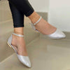 Women's Casual Pointed Toe Buckle Flat Shoes 40898052S