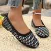 Women's Rhinestone Decorated Flat Casual Shoes 88192313C