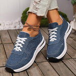 Women's Casual Flat Lace-Up Sneakers 41069870S