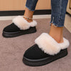 Women's Fleece-Lined Slip-On Mule Slippers 65092437C