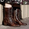 Women's Vintage Side-Zip Riding Boots 86953581C