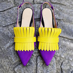 Women's Fashion Pointed Toe Tassel Flat Shoes 53389836C