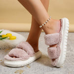 Women's Plush Warm Cotton Slippers 86684805C