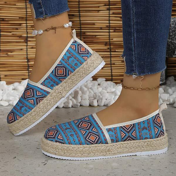 Women's Thick-Soled Slip-On Espadrilles 71507537C