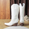 Women's Fashion Faux Shearling Knee-High Western Boots 14488746S