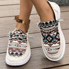 Women's Lace-Up Canvas Loafers 42968669C