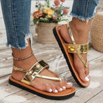 Women's Flat Thong Gladiator Sandals 35211052C