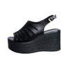 Women's Retro Thick Sole Hollow Roman Sandals 84328818S