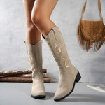 Women's Western-Style Knee-High Cowboy Boots 24352630C