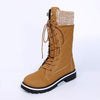 Women's Casual Knit-Cuff Martin Boots 16036391C