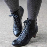 Women's Vintage Lace-Up Ankle Boots 87867277C