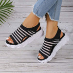 Women's Flyknit Thick Sole Casual Sandal 08115086C