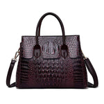 Crocodile-Pattern Tote Bag 33118894C