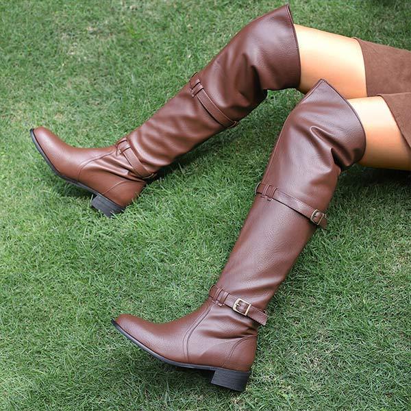 Women's Convertible Cuffed Over-the-Knee Boots 81194034C